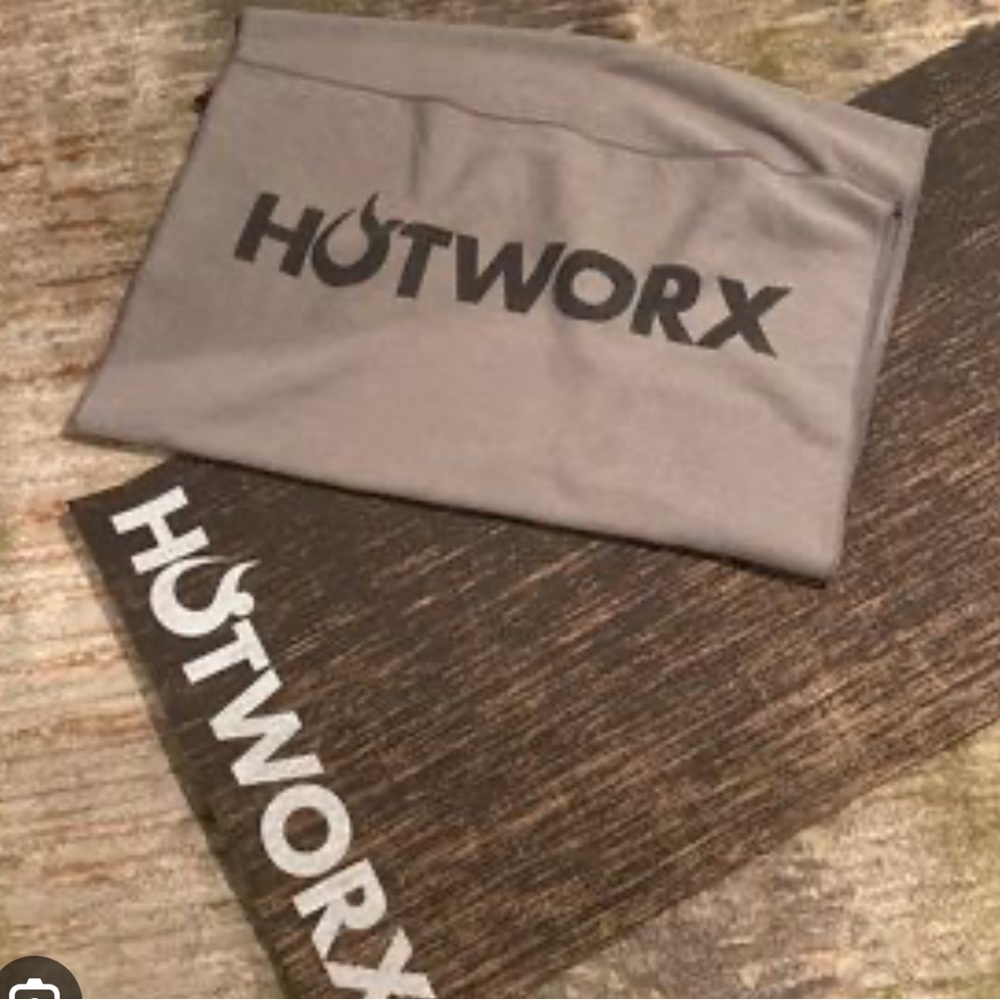 HOTWORX towel and yoga mat